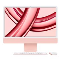 Computador 24pol Apple iMac (M3, 8GB, SSD 512GB, MacOS, Pink) - Z19800019