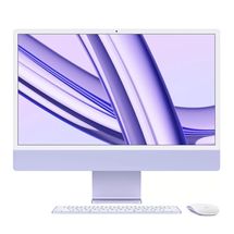Computador 24pol Apple iMac (M3, 8GB, SSD 512GB, MacOS, Purple) - Z19P00017