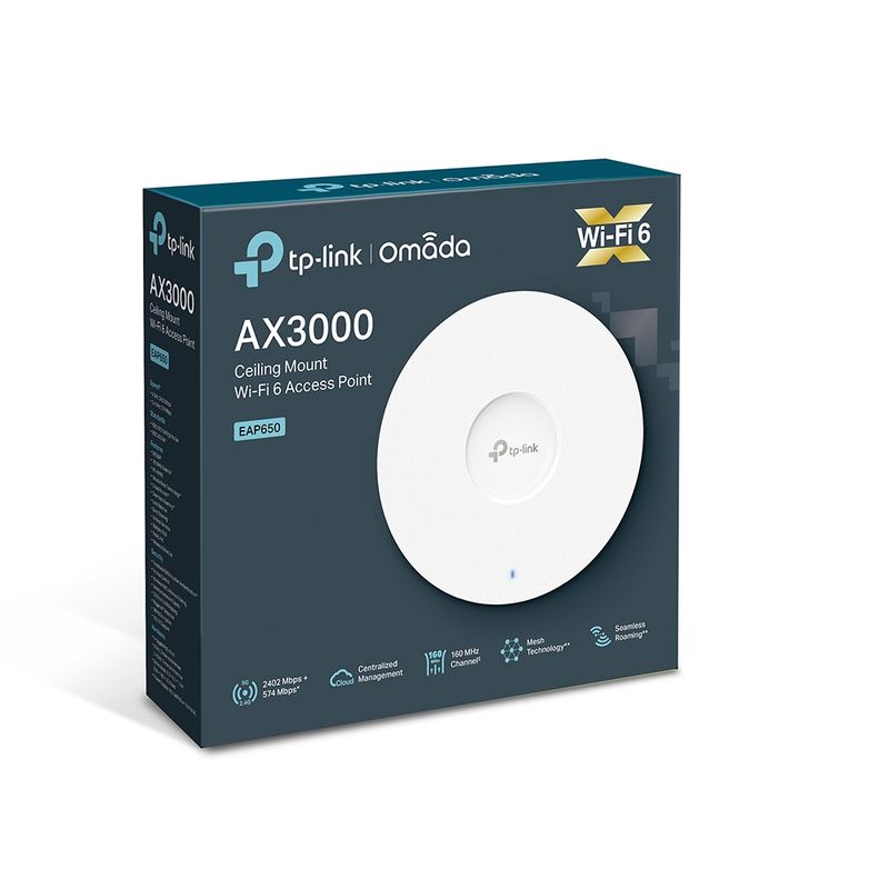 130308-4-Access_Point_TP_Link_Omada_Teto_AX3000_WiFi_6_Dual_Band_Gigabit_c_Fonte_Branco_EAP650_130308