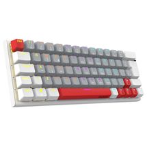 Teclado Mecânico Gamer USB Pcyes Kuromori 60% - WHITE GHOST - (Switches BLUE, PT) - PTKMWG60BL