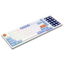 Teclado Mecânico Ajazz AKP815 - USB-C - Blue, White, Orange