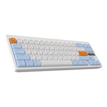 Teclado Mecânico Ajazz AKL680 - (USB-C, Bluetooth 5.1 e 2.4Ghz) - Blue, White