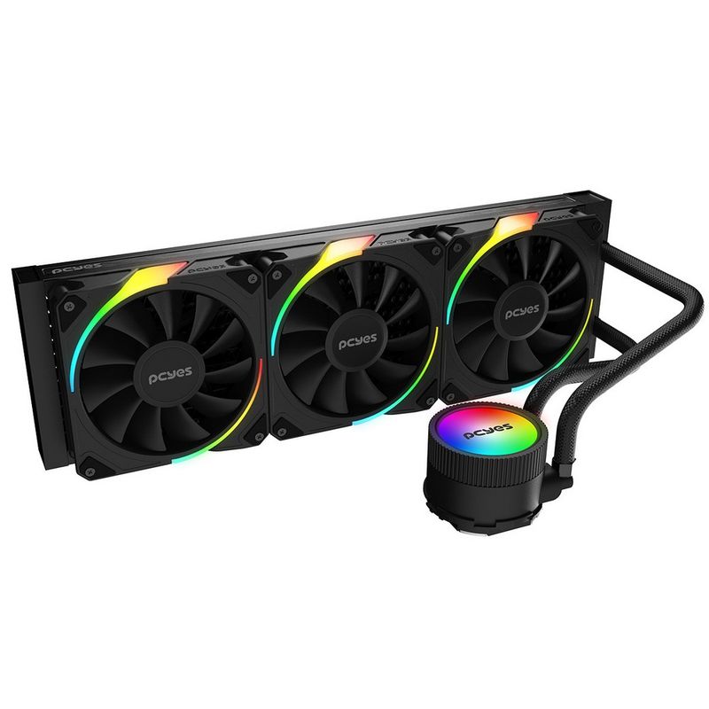 130349-1-Watercooler_Cooler_Sangue_Frio_PCYES_3_ARGB_Black_Vulcan_360MM_TDP_350W_ARGBSF3360BR_130349