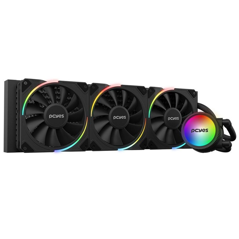 130349-2-Watercooler_Cooler_Sangue_Frio_PCYES_3_ARGB_Black_Vulcan_360MM_TDP_350W_ARGBSF3360BR_130349