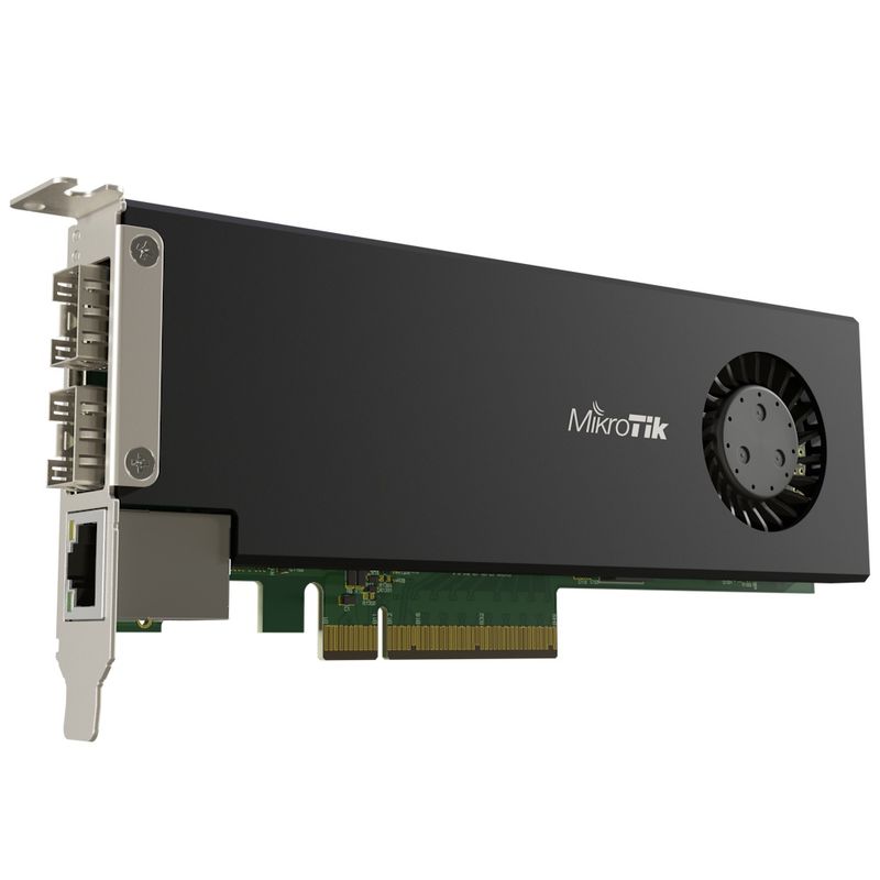 130358-2-Placa_de_Rede_Mikrotik_2x_SFP28_25G_1x_Gigabit_CCR2004_1G_2XS_PCIe_AL52400_1500mz_4GB_125MB_130358