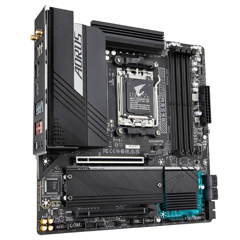 130503-1-Placa-mae-AM5-DDR5-Gigabyte-B650M-AORUS-ELITE-AX-ATX-130503