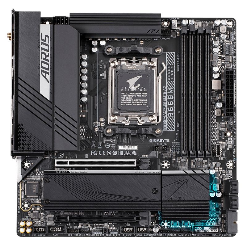 130503-2-Placa-mae-AM5-DDR5-Gigabyte-B650M-AORUS-ELITE-AX-ATX-130503