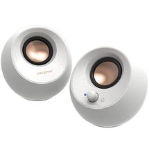 [OPEN BOX] Caixa de Som Gamer -  Creative Pebble V3 - (USB, Branco) 51MF1700AA002