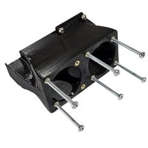 Suporte com adaptador plástico para instalação de coolers em VGA H100 / A100