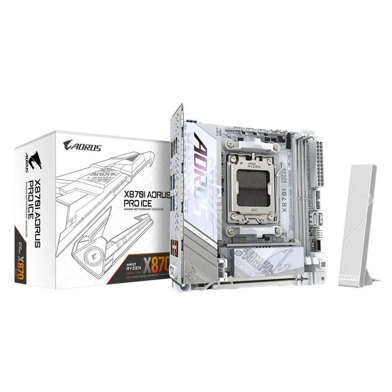 130480-6-Placa-mae-AM5-DDR5-GIGABYTE-X870I-AORUS-PRO-ICE-ATX-130480
