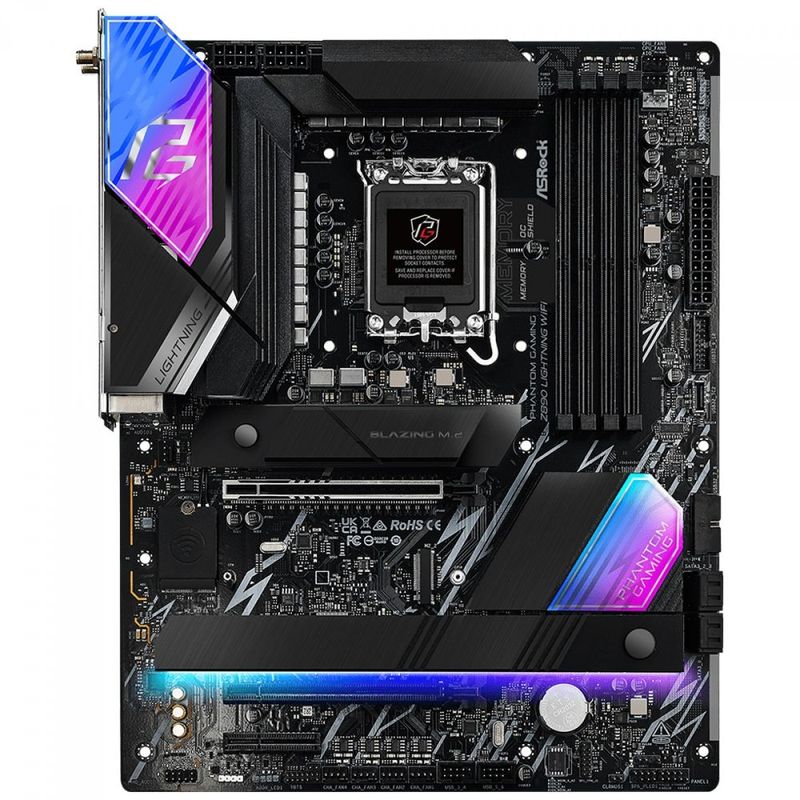 130645-2-Placa-mae-LGA-1851-DDR5-ASRock-Z890-Lightning-WiFi-7-Phantom-Gaming-ATX-1330645