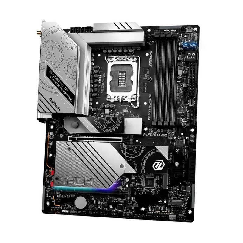 130650-3-Placa-mae-LGA-1851-DDR5-ASRock-Z890-Taichi-Lite-ATX-130650