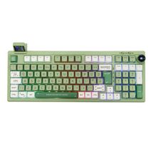 Teclado Mecânico Epomaker RT100 (USB-C, Bluetooth e 2.4Ghz) - Green