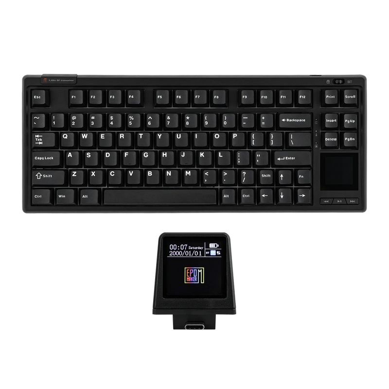 130483-3-Teclado_Mecanico_Epomaker_RT80_Mini_display_conectividade_tri_mode_5000mAh_Black_130483