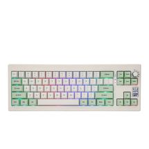 Teclado Mecânico Epomaker Shadow X (USB-C, Bluetooth e 2.4Ghz) - White Green