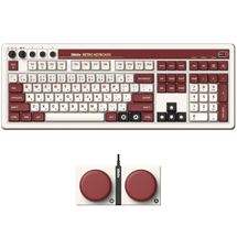 Teclado Mecânico 8BitDo - Retro 108 Fami Edition (Bluetooth/2.4G/USB-C) - 85HC01