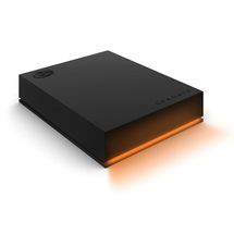 HD Externo 5TB USB 3.2 Seagate FireCuda Gaming Hard Drive - STKL5000400 - Preto (RGB, PC e MAC, Rescue)