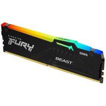 Memória DDR5 - 32GB / 6000MHz / CL30 - Kingston Fury Beast RGB - KF560C30BBEA-32