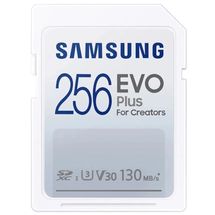 Cartão de memória SDXC 256GB Samsung EVO Plus (UHS-I, U3, V30) - MB-SC256K/AM
