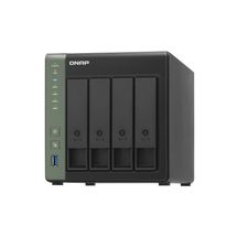 NAS QNAP 4 baias Rack TS-431X3-4G-BR (Annapurna Labs AL314 4-core, 1.7GHz, 4GB, 1x GbE LAN)