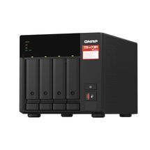 NAS QNAP 4 baias TS-473A-SW5T-US (AMD Ryzen V1500B, 8GB DDR4, 2x M.2 nVME, 2x 2.5GbE LAN, 2x PCIe x4 slot, IR, sem discos)