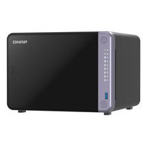 NAS QNAP 6 baias TS-632X-4G-US (Alpine AL524, 4GB DDR4, 2x 2.5GbE LAN, 2x 10GbE SFP+, 2x USB 3.2, sem discos)