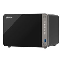 NAS QNAP 6 baias TS-AI642-8G-US (ARM Cortex-A76/A55, 8GB DDR4, 2x 1GbE LAN, 2x 10GbE SFP+, 2x USB 3.2, sem discos)