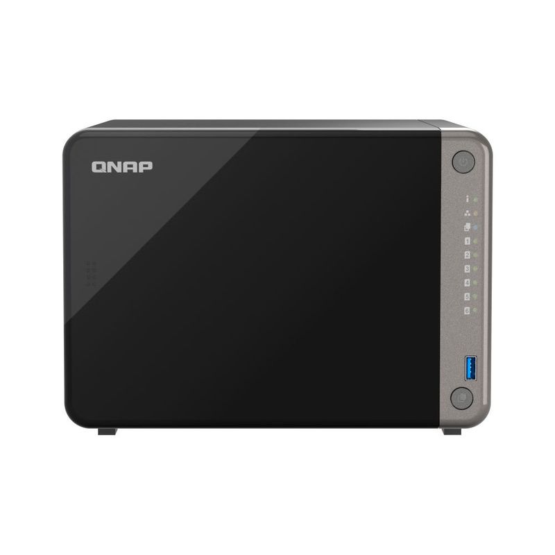 131020-2-NAS-QNAP-6-baias-TS-AI642-8G-US-ARM-Cortex-A76A55-8GB-DDR4-2x-1GbE-LAN-2x-10GbE-SFP-2x-USB-3-2-sem-discos-131020.jpg
