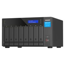NAS QNAP 8 baias TVS-h874T-i7-32G-US (Intel Core i7, 32GB DDR4, 2x Gigabit 2x LAN 10x2 10 Gigabit SFP, s/ HD)
