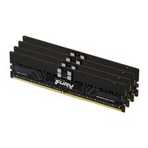 Memória DDR5 - 128GB (4x32GB) / 5.600MHz Kingston Fury Renegade Pro RDIMM Black Expo - KF556R28RBE2K4-128