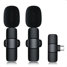 Microfone Celular Lapela sem fio - USB-C Duplo - 9706