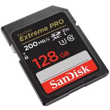 [OPEN BOX] Cartão de memória SDXC 128GB Sandisk Extreme PRO (200MB/s, UHS-I, U3, C10, V30) - SDSDXXD-128G-GN4IN