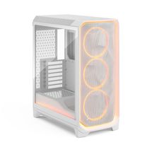 Gabinete E-ATX - Fractal Design Meshify 3 - Ambience Pro RGB  (TG Light Tinted) - Branco - FD-C-MES3A-05