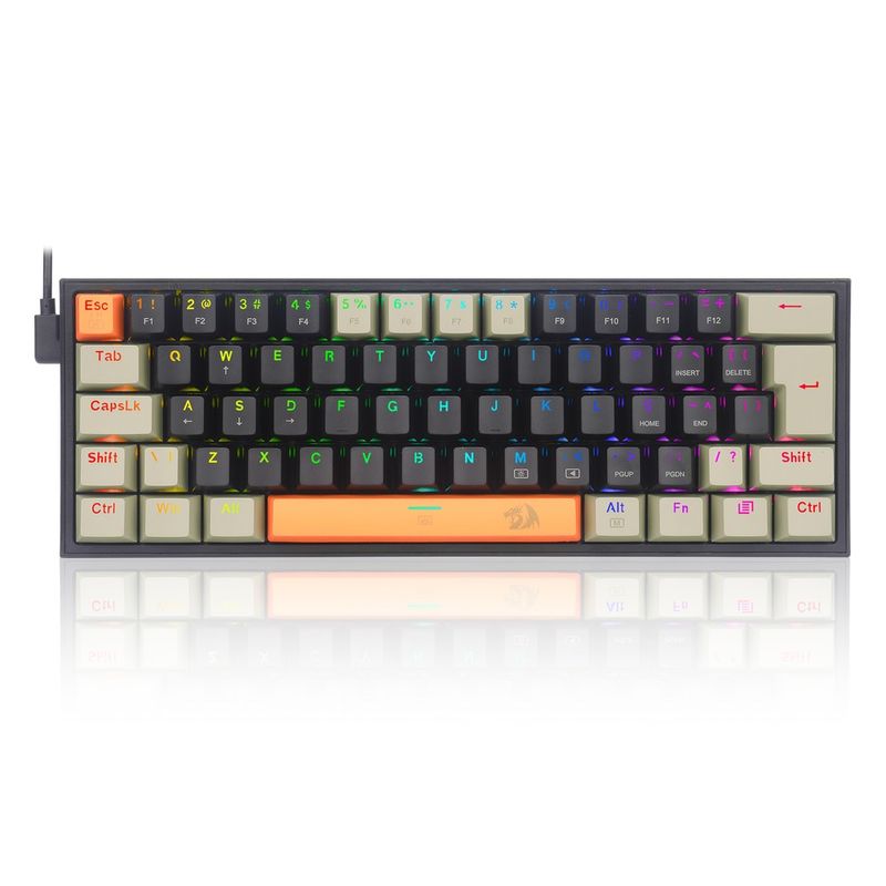 131342-3-Teclado_Mecanico_USB_Redragon_Fizz_K617RGB_OG_BK_GY_Switch_Marrom_PT_LARANJA_PRETO_E_CINZA_131342