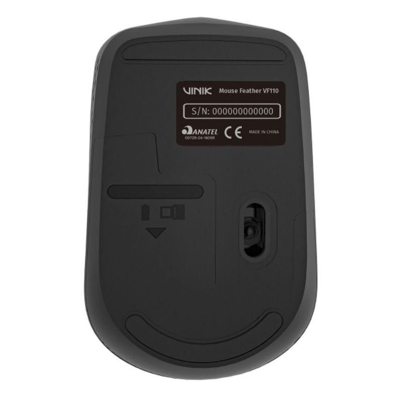 131314--Mouse_Sem_fio_Vinik_Feather_VF110_Optico_1200DPI_Wireless_24Ghz_Preto_131314