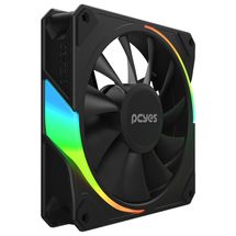Ventoinha (Cooler) 12cm - PCYES - Sangue Frio 3 ARGB Black Vulcan Reverse - ARGBRVSF3BR