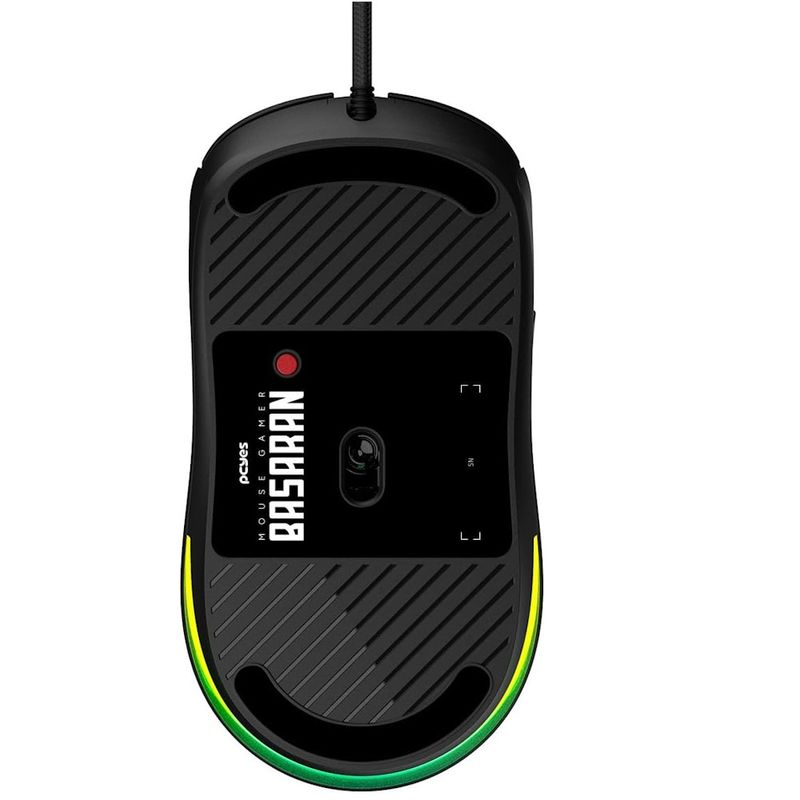 131466-8-Mouse_Gamer_PCYES_Basaran_Black_Vulcan_12400DPI_RGB_6_Botoes_PMGBRBV_131466