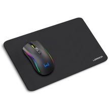Kit Mouse - 3600DPI - 7 Botões RGB e Mousepad Armory Warrior - MO396