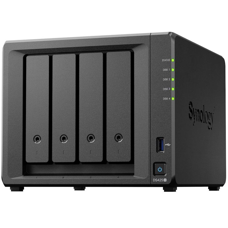 131518-1-NAS_Synology_Diskstation_4_baias_DS425_Intel_Celeron_J4125_2GB_DDR4_1x_25GbE_LAN_1x_1GbE_LAN_sem_discos_131518