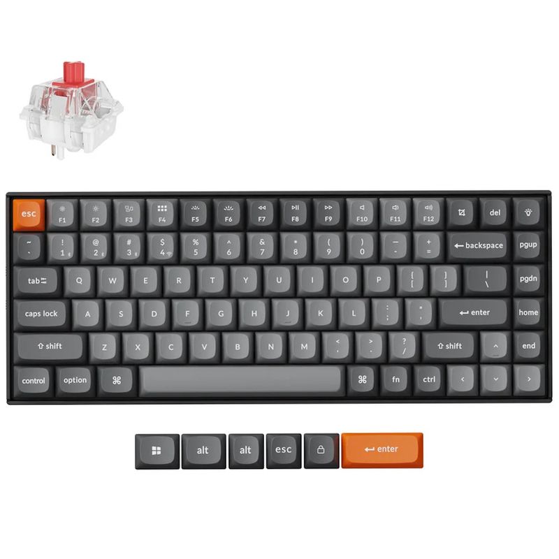 131670-1-Teclado_Mecanico_Keychron_K2_Max_Wireless_Switch_Super_Red_Iluminacao_RGB_Layout_americano_Preto_K2M_A1_131670