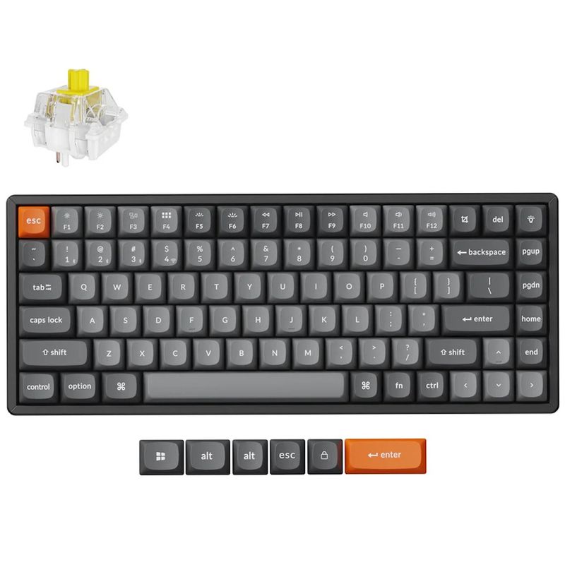 131675-1-Teclado_Mecanico_Keychron_K2_Max_Wireless_Switch_Super_Banana_Iluminacao_RGB_Frame_de_aluminio_Layout_americano_Preto_K2M_C4_131675
