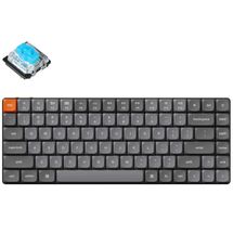 Teclado Mecânico Keychron K3 Max - Wireless, Switch Blue, RGB, Low Profile, Layout americano, Preto - K3M-H2