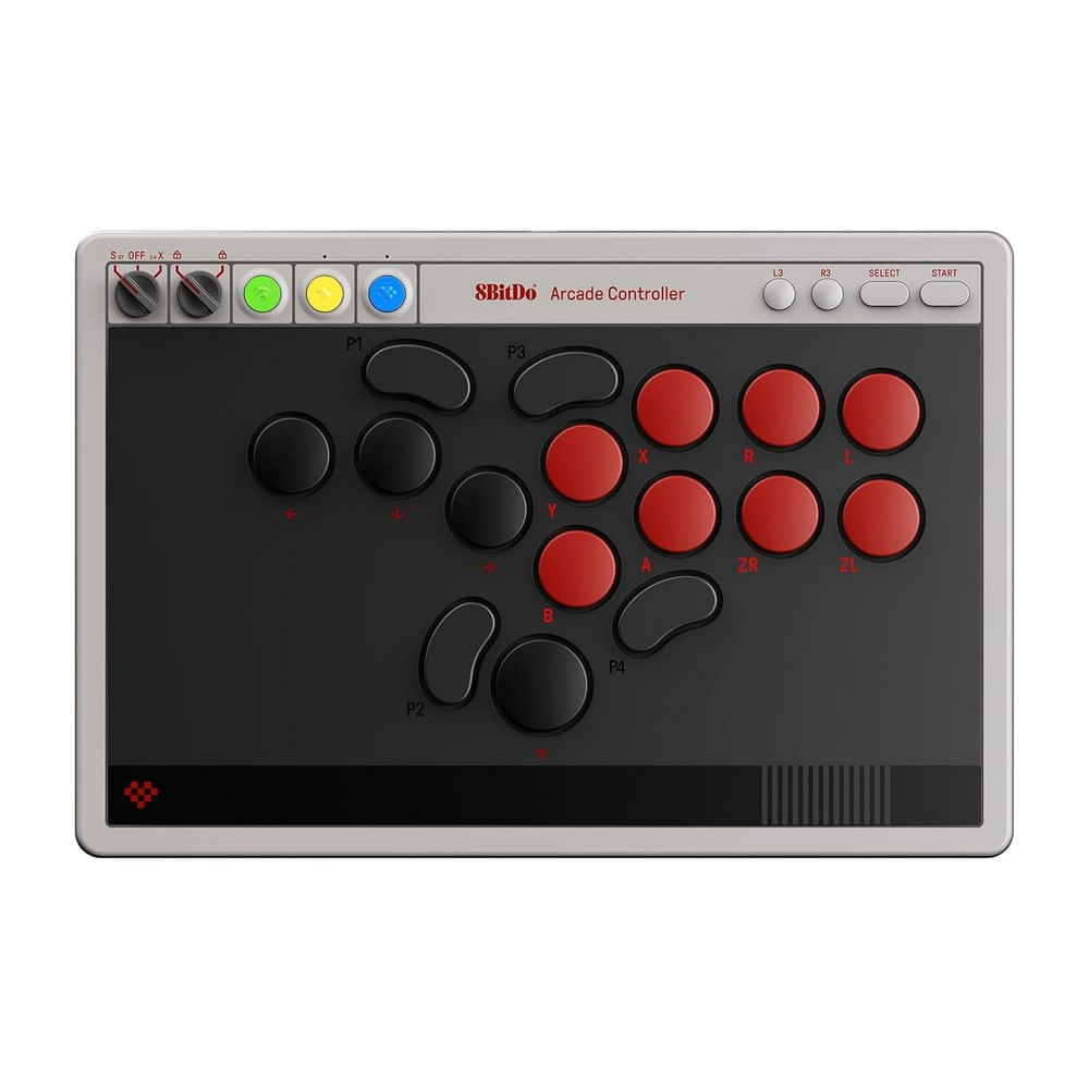 Controle Wireless 8BitDo - Arcade Controller - 80FG01 - Waz