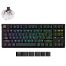 Teclado Mecânico Keychron C3 Pro  - Com fio, Switch Super Brown, Layout americano, Preto - C3PX-H3
