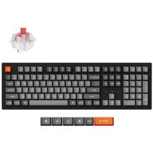 Teclado Mecânico Keychron K10 Max - Wireless, Switch Super Red, RGB, Layout americano, Preto - K10M-H1