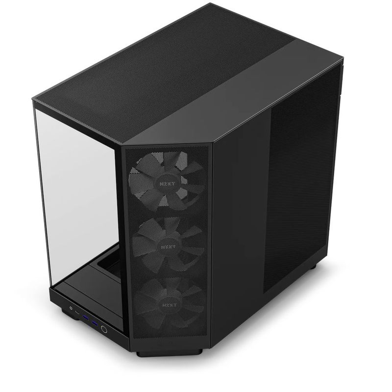 131628-3-Gabinete-ATX-NZXT-H6-Flow-Preto-vidro-temperado-3-fans-120mm-RGB-CC-H61FBR1-131628