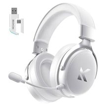 Fone de ouvido MCHOSE V9 Pro Gaming Wireless - Icy White - HW-V9-5