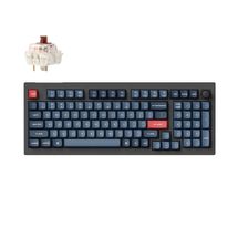 Teclado Mecânico Keychron V5 Max - Wireless, Switch Jupiter Brown, RGB, Layout americano, Preto - V5M-D3