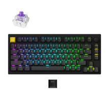 Teclado Mecânico Keychron Lemokey P1 HE - Wireless, Switch Magnético Nébula, RGB, Layout americano, Preto - P1H-M1
