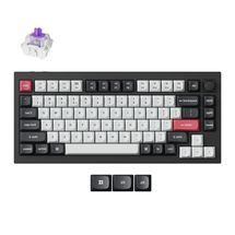 Teclado Mecânico Keychron Q1 HE - Wireless, Switch Magnético Nébula, RGB, Layout americano, Preto - Q1H-M1